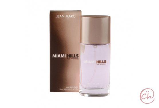 Дамска тоалетна вода 30 ml - MIAMI HILLS- Jean Marc